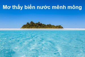 Nằm mơ thấy biển đánh con gì ?