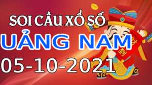 Dự đoán kết quả XSQN hôm nay 05/10/2021, soi cầu Xổ Số Quảng Nam