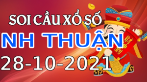 Dự đoán kết quả XSBT hôm nay 28/10/2021, soi cầu Xổ Số BÌNH THUẬN